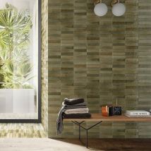 Carrelage Effet Zellige Vert Olive Tanger 6x24 Musk - Bricoman