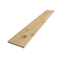 Tablette Pin Rustique Bois Massif, L.120 X L.20 Cm, Ep.22mm - Bricoman