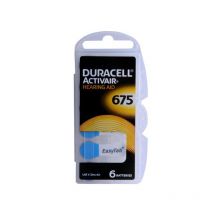 Piles Bouton Pour Appareils Auditifs, 6 Pièces, Da675, Duracell - Bricoman
