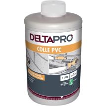 Colle Pvc - Adduction Écoulement Raccord Et Canalisation Pvc - 1 Litre Avec Pinceau - Deltapro 30601726 - Tecnomat