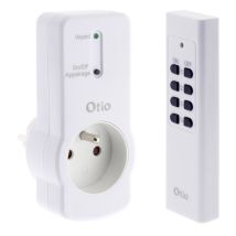 Prise Télécommandée Portée 25m - Blanc - Zenitech - Bricoman