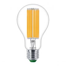 Philips Master Led Ampoule Ultra Efficient E27 Poire Claire 7.3w 1535lm - 830 Blanc Chaud | Équivalent 100w - Bricoman