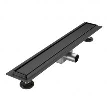 Caniveau De Douche En Inox Gun Métal - 60 Cm - Bricoman