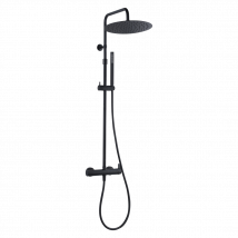 Delice Ii Colonne De Douche Mécanique Noire 300 - Bricoman