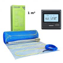 Kit Chauffage Au Sol 1 M², 170 W/m² + Hw800 Thermostat Programmable - Bricoman