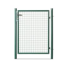 Portillon Grillagé En Acier Galvanisé Maille 50 X 50 Passage L 1m X H1m20 Vert - Bricoman