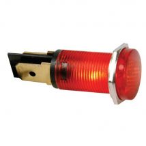 Voyant Rond 14mm 12v Rouge - Bricoman