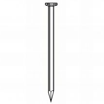 Pointe Lisse En Vrac Tête Plate (tp) 4,5 X 100 Mm - 5 Kg - Tp451001 Alsafix - Bricoman