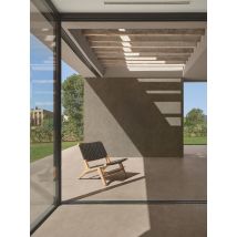 Carrelage Sol Extérieur Antidérapant Effet Béton Ciré Naturel 120x120 Cm Boost Natural Umber - Bricoman