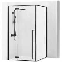 Cabine De Douche Rea Fargo 90x120 Black - Bricoman