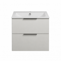 Meuble Vasque 60 Cm Burgbad Olena Blanc Brillant - Bricoman