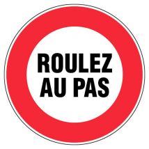 Panneau Roulez Au Pas - Rigide Ø450mm - 4080130 - Bricoman