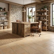 Carrelage Mira Natural 20x20 Cm Effet Terre Cuite - Bricoman