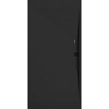 Receveur De Douche Noir, Finition Ardoise Stone Side, Grille De Couleur - 100 X 90 Cm - Tecnomat