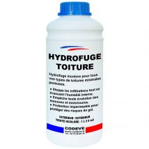 Hydrofuge Toiture - 1 L - Codeve Bois - Pour Toiture En Tuile, Ardoise, Terre Cuite, Béton, Fibrociment, Lauze. - Bricoman