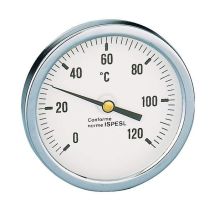 Thermomètre Avec Connexion Arrière 1/2" Caleffi 688 - 45 Mm - Tecnomat