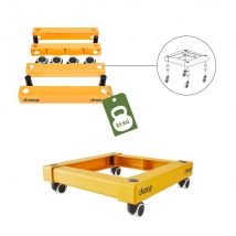Pack And Move - Chariot De Transport À Roulette - 50 X 50 X 14 Cm - Déménagement - 85 Kg Max - Ultra Robuste - Bricoman