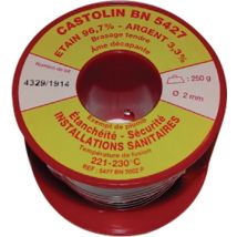 Bobine Bc5427 - Brasage Tendre Sans Plomb Alliage Étain/argent 3,5% - Bricoman