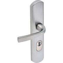 Poignée De Porte D'Entrée - Muze - Vachette - Gris - Clé I - 195 Mm - Bricoman