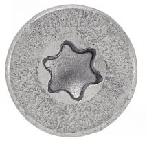 Vis À Métaux Tête Fraisée Six Lobes - Inox A4 5x80 Mm - Boîte De 200 - Bricoman