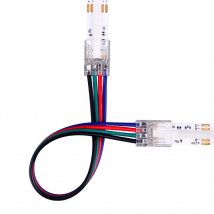 Connecteur Double Pour Ruban Cob Rgb 10 Mm - Silamp - Bricoman