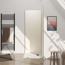 Panneau Mural Finition Aluminium Ivoire 90 X 210 Cm - Wall'it Ivoire - Bricoman