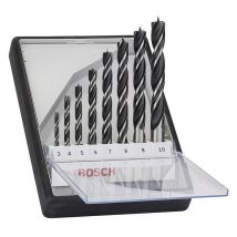 Coffret 8 Mèches Hélicoïdales À Bois Bosch 2607010533 Robust Line - Bricoman