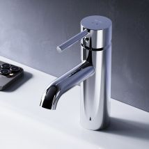 Mitigeur De Lavabo, Robinet De Lavabo, Mitigeur Salle De Bain Robinet De Lavabo Chromé, Spike Taille M, Fpa02100 Am.pm - Bricoman