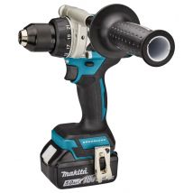 Makita Ddf486rtj Lxt 18v Li -ion Batterie Drill / Vis Machine Set (2x 5.0h) En Mbox - 12 Nm - Carbon Sans Balais - Bricoman