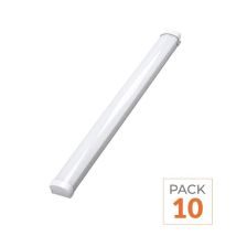 Pack De 10 - Réglette Led Étanche 120cm 36w Ip65 - Blanc Neutre 4000k - 5500k - Silamp - Bricoman