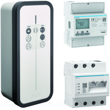 Borne De Recharge Pour Voiture Électrique Witty Solar 22 Kw Avec Gestionnaire Et Compteur Pv - Hager - Xev1k22t2semc - Bricoman