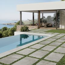 Dalle Extérieur Sur Plots Séoul 2.0 Gris R11 60x120 Cm -reflex Boutique - Bricoman