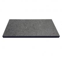 Margelle De Piscine Black Basalt Flammé Brossé 60x30x2 Cm Bord Droit - Bricoman