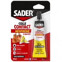Colle Contact Néoprène Liquide 55ml Sader - Bricoman