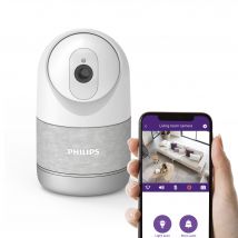 Caméra Intérieure Motorisée Connectée Résolution 2k Mode Privé Renforcé Détection Humaine Fine - Welcomeeye Look - Philips - 531051 - Bricoman