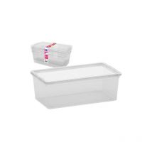 Lot De 3 Contenants En Plastique Transparent C-box Xs - Bricoman