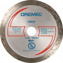 Dremel Disque Diamant S540 Pour Scie Compacte Dremel Dsm20 - Bricoman