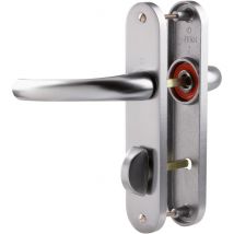 Poignée De Porte Intérieure - Tokyo - Hoppe Et Cie - Gris - Condamnation - 165 Mm - Bricoman