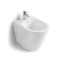 Bidet À Poser En Céramique Affleurant Rimless | Blues - Bricoman