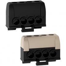 Bornier - Phase - 4 Trous - Lot De 2 - Resi9 - Schneider Electric R9h13405p - Bricoman