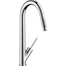 Hansgrohe Axor Starck Mitigeur Monocommande De Cuisine Axor Starck 270 Avec Douchette Coulissante, 10821000, Farbe: Chrome - Bricoman