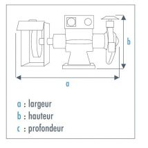 Sidamo - Touret Meule - Brosse 121 - 20113010 - Bricoman