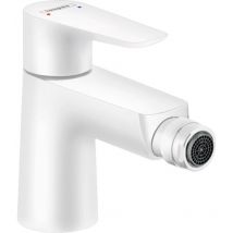 Hansgrohe Talis E Mitigeur Bidet Avec Tirette Et Vidage, Blanc Mat (71720700) - Bricoman