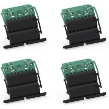 Lot De 4 Attaches De Tablier Rigide 2 Maillons Clicksur H875e Pour Volet Roulant - Bricoman