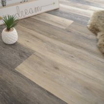 Lame Sol Vinyle Rigide Performance - Clic 5g - Parquet Chêne Brossé Panaché - Paquet De 1,76 M² - Bricoman