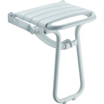 Pellet - Siège De Douche Blanc Escamotable Avec Béquille - 047630 - Bricoman
