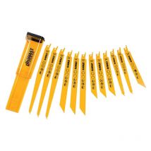 Set Lames Pour Scie Sabre (12 Pcs) - Dewalt Dt2445 - Bricoman