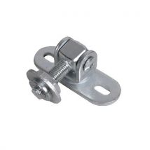 Gond Portail À Battant Réglable 2 Dimensions - Filetage M18 Longueur 59 À 79mm - Acier Zingué - À Souder - Bricoman