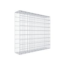 Gabion À Rallonger En Acier Galvanisé 100x90x20cm (lxhxp), Mailles 5 X 10cm, Anneaux En C, Sans Grille D'Extremité - Tecnomat