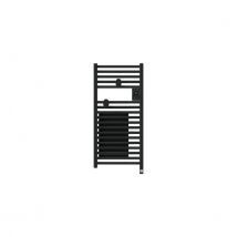 Sèche-serviettes Connecté Riva 5 Etroit Avec Soufflerie 1300w Carbone - Thermor - 471657 - Bricoman